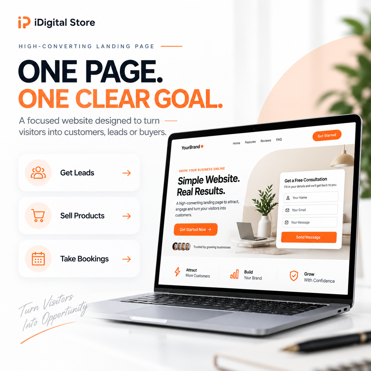 High-Converting Landing Pages & Build Custom Designs