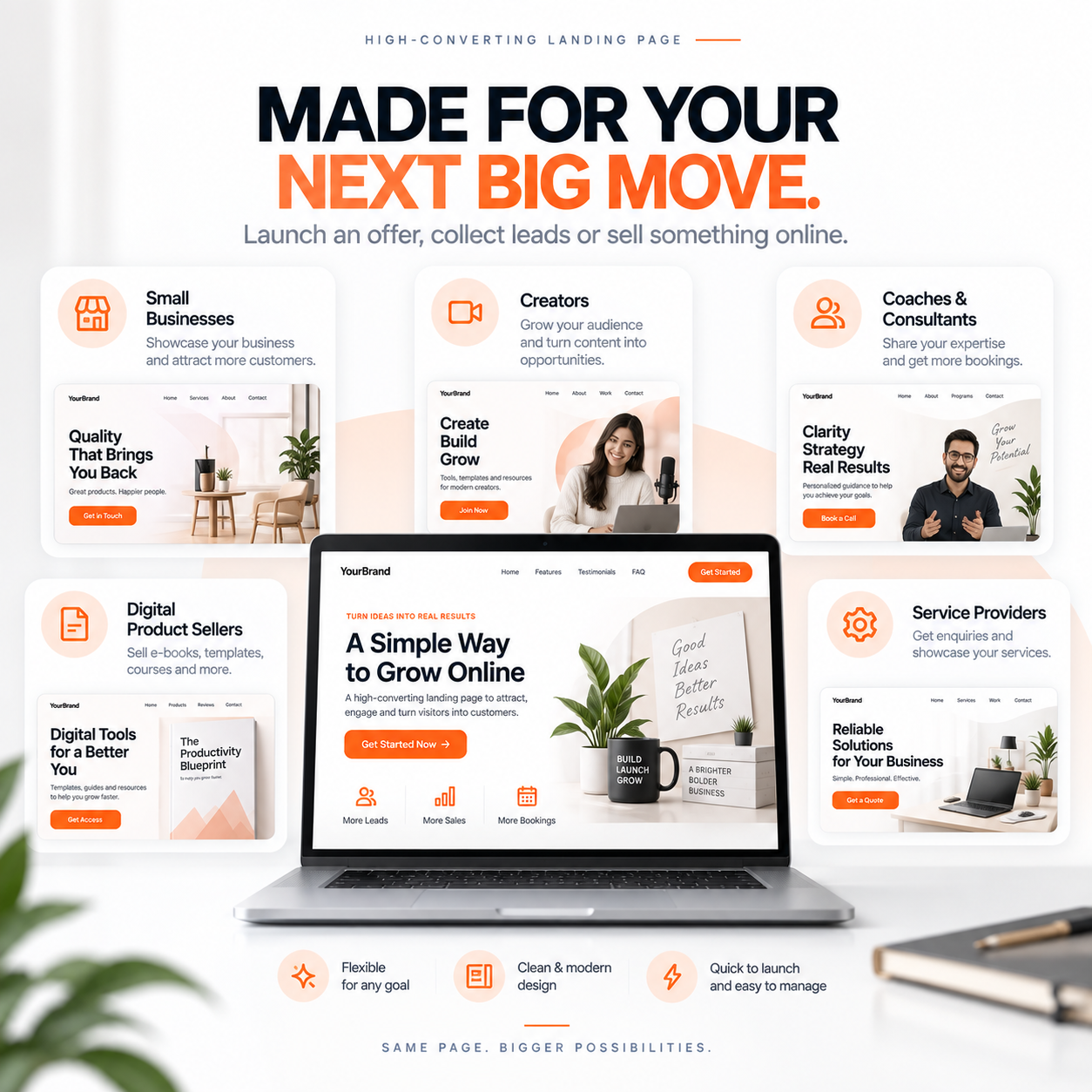High-Converting Landing Pages & Build Custom Designs