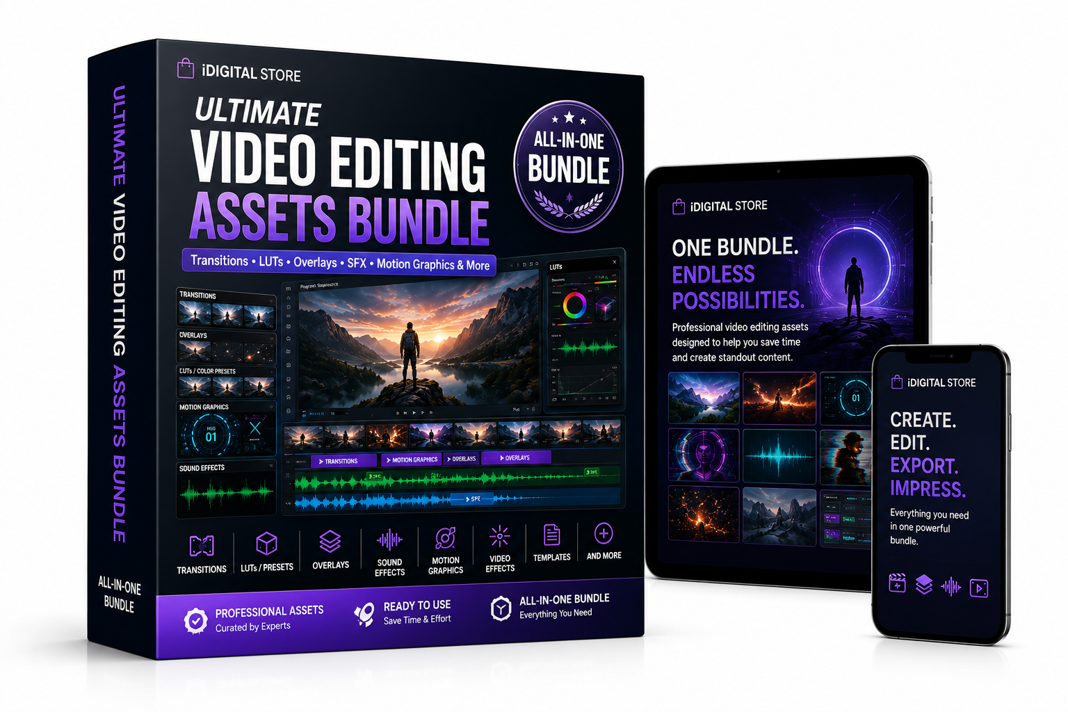 Ultimate Video Editing Assets Bundle