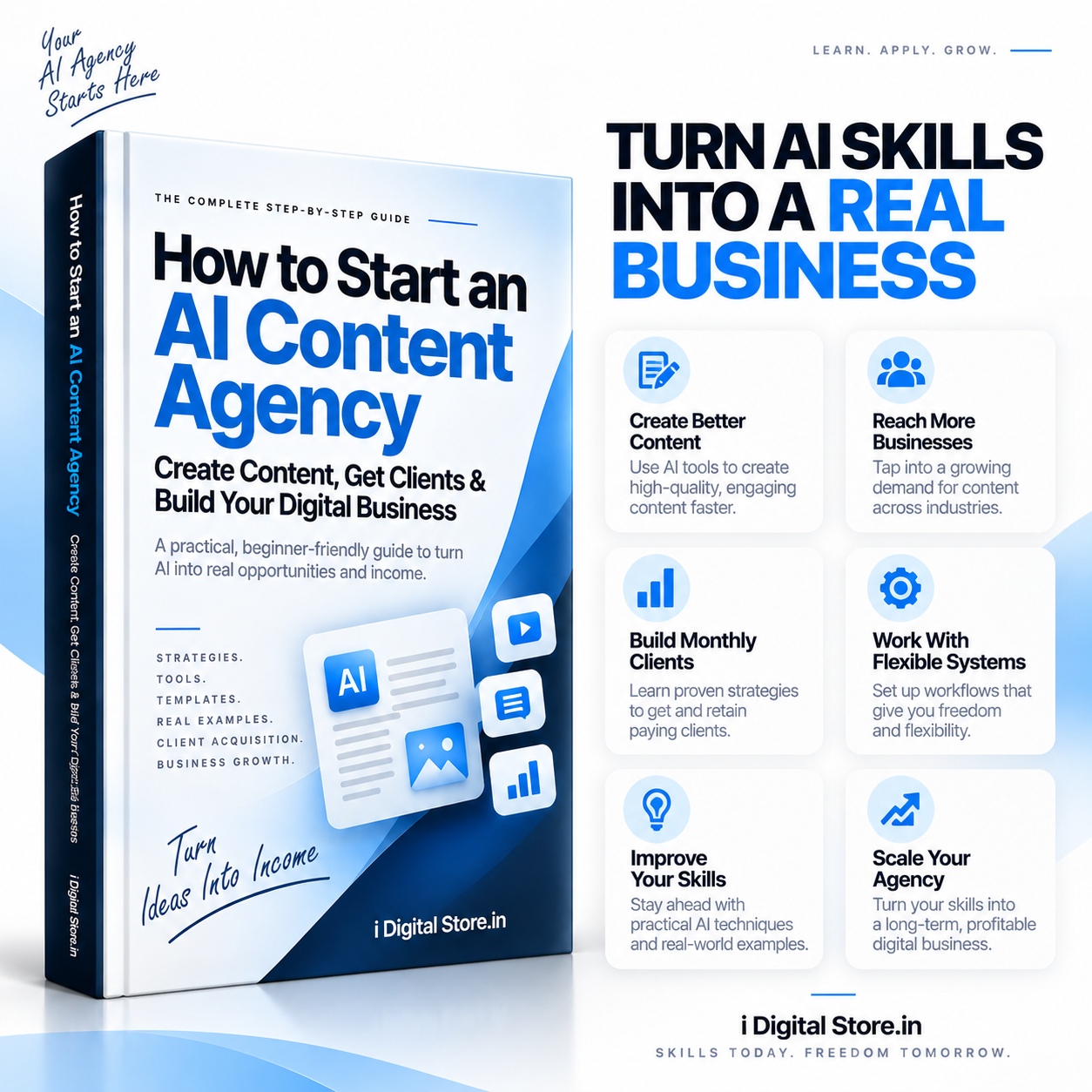 How to Start an AI Content Agency | Create Content, Get Clients & Build Your Digital Business